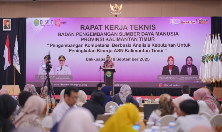 Rakernis BPSDM Kaltim Dorong ASN Kompeten Menuju Generasi Emas 2045